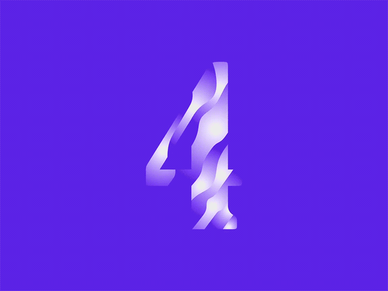 4 - 36 Days of Type 36 days of type 4 gif lettering typography