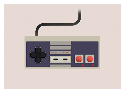 NES 1983 controller game illustration nes poster vector vector graphics