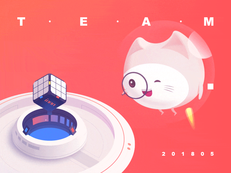 Hello Innn hello illustrations isometric isometry lovely science team