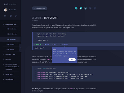 Coding Dashboard app design dashboard landing