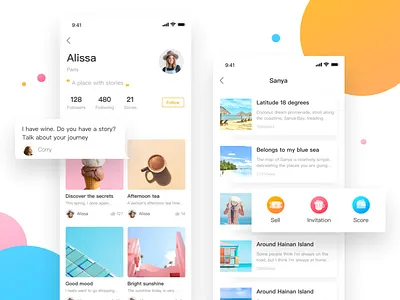 Sanya app design ui ux web