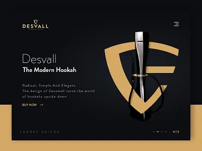Desvall Stockholm Concept Design clean concept design desvall hookah minimal shisha site ui ux web