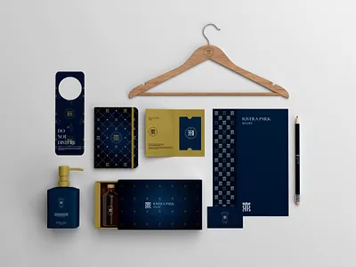 Rivera Park Resort brand mark branding hotel identity design logo design luxury packaging resort