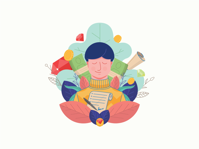 ClaimFound Website Illustrations california claimfound client coin design erichoffman florida gif icon illustration london ui