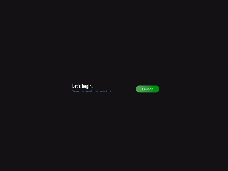 Preloader to Call to Action Transition cta invision invision studio loader loading motion preloader progress