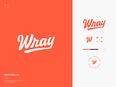 Wray Sinclair Branding branding logo mark monogram red script w