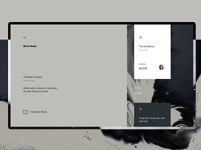 Silver Read clean minimal