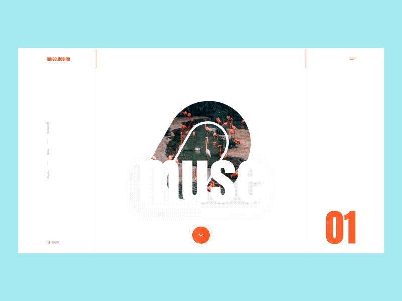 Muse - 3X Invite brand design inspiration interaction lookbook motion portfolio transition ui