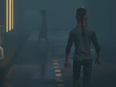 More Progress on DeRezzed Noir! animation cg film noir unity