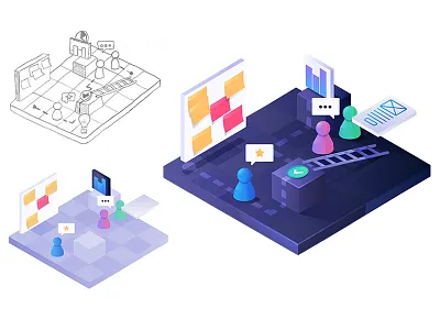 Hacking User research sketch and colors study algolia search sketches ux