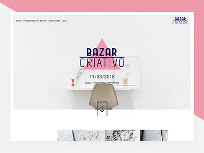 Landing Page Sustentae event landing page minimal site website