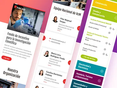 INACAP Mobile · Design UI / UX designmodular mobiledesign mobilefirst ui university ux
