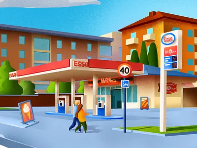 Ich bin ein Sofienberger apple pencil digitalart drawing flat grain illustration ipad pro procreate timelapse