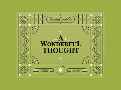 Wishes Candle Company Labels - 1 of 36 branding candle candles identity illustration label labels packaging packaging design product design products typography