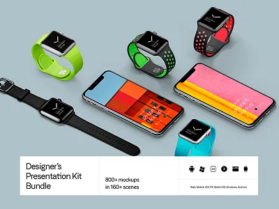 Presentation Kit Update device download iphone x microsoft surface studio mockups mock up mockup psd sketch