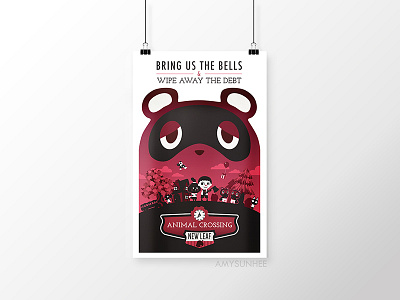 Bring the Bells - 2018 digital print amysunhee animal crossing bioshock digital print infinite nintendo online shop tom nook vector video games
