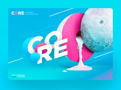 Core build landing landing page layout minimal