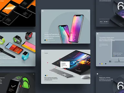 Presentation Kit Update device download iphone x microsoft surface studio mockups mock up mockup psd sketch