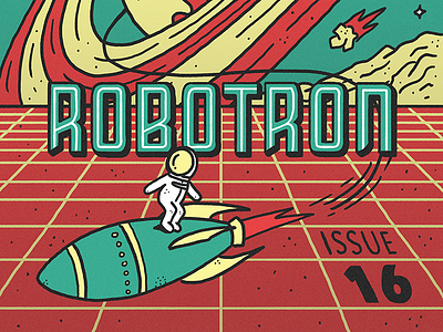 Robotron Lettering Workbook art deco astronaut future hand lettering learn lettering lettering workbook rocket sans serif saturn space