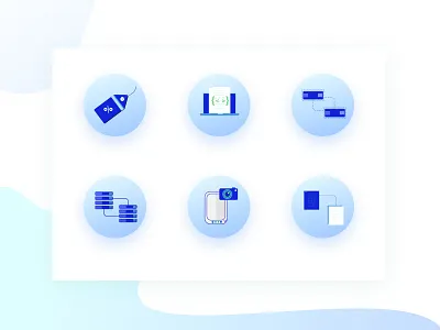 Icons api block camera copy discount document icons iilustration laptop server snapshot storage