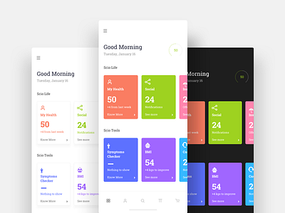 Dashboard Healthcare 10 android dark dashboard healthcare ios iphone line minimal ui ux x