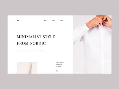 Minimalist Style animation clean design interface studio transitions ui web