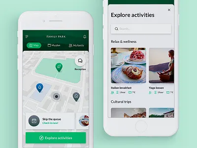 Resort exploration booking holiday iphone map mobile preferences resort travel ui ux