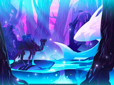 Forest travel-3 illustration