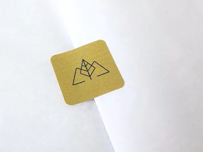 Mountain + Leaf Brand Sub-mark align asheville chiropractor icon iconography illustration leaf logo mountain submark