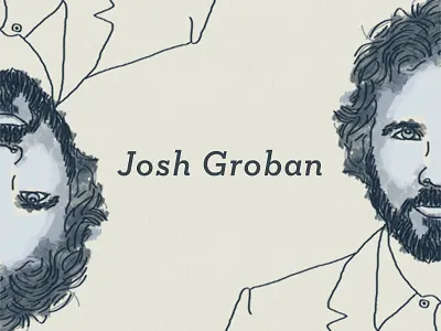 Josh Groban blue broadway brushes illustration libraries noel photoshop promote