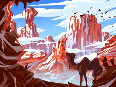 Travel series - 4 illustration