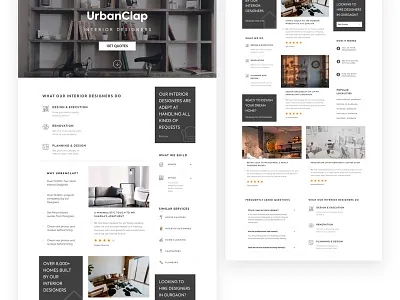 Interior Designer Landing Page