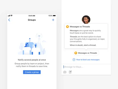 Twist for iOS - Empty States empty state illustration ios popover ui