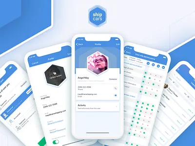 User Management | Ship.Cars app management product profile ui user users ux web