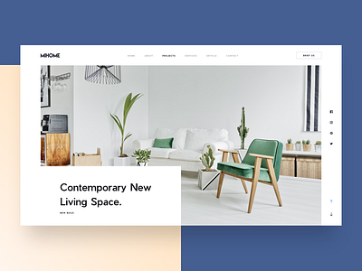 MI Home | Single Project home house minimal project property sketch white work