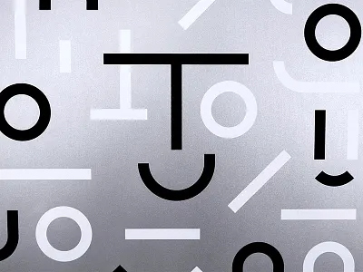 Stout Type Faces logo metallic poster san francisco stout