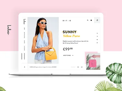 Online Shop Detail card clean design ecommerce landingpage minimal ui ux website