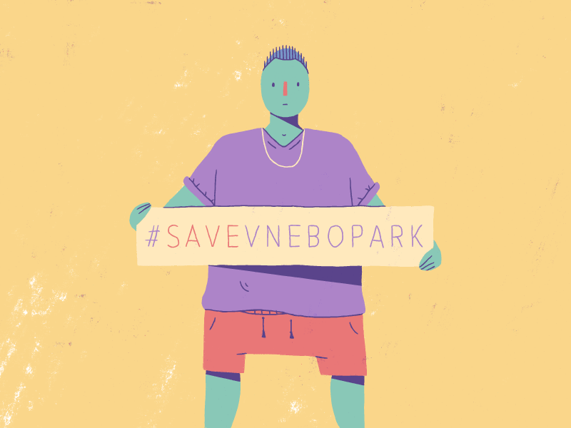 VNEBOPARK 2d animation cel animation character design frame by frame illustration jambo work motion motion design traditional animation transformation