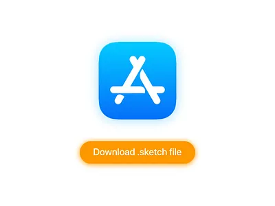 App Store Icon app download icon ios sketch store