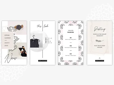 ANIMATED Instagram Stories – Pure animated animation clean female instagram marketing media minimal social socialmedia stories story