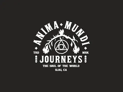 Anima Mundi Journeys anima mundi branding california logos typography