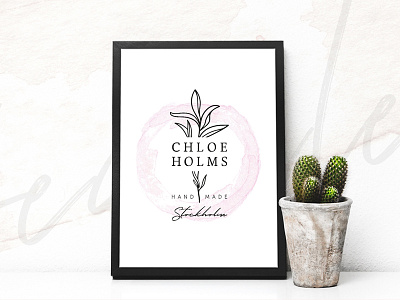 So Flowery Branding Kit+Watercolours brand branding clean elegant female feminine floral flowers logo logos modern premade