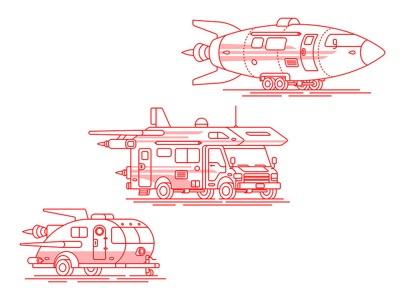 Future Rocket RV Concepts by Shoam Thomas on Dribbble
