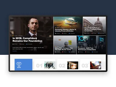 Community News Portal app blog blogs design homepage landing news onepage page responsive ui ux web