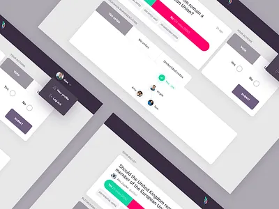 Voting dApp_Democracy_Earth blockchain dapp dashboard governance platform ui ux voting web