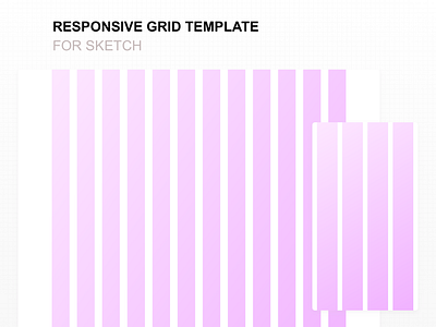 Responsive Grid Template for Sketch desktop freebie grid mobile responsive sketch ui ux web
