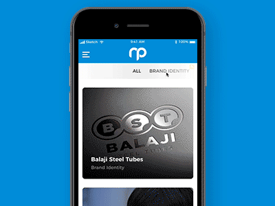 Mobile App for my portfolio design system interactive invision invision studio invisionapp microinteraction mobile ui motion prototype responsive screen design tool ui