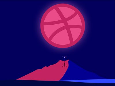 Hello Dribbble dribbble first shot illustration lebron