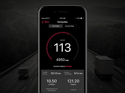 Mobile CRM - Data Tracking For Drivers app automobile car crm data driver driving data tracking fuel mile mobile road traffic