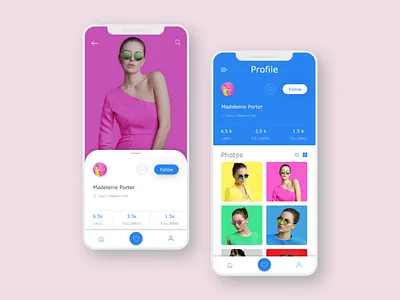 User Profile UI android app design ios iphonex profile trending ui ux